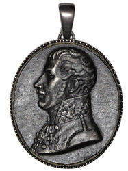 28 - Anhänger Friedrich Wilhelm III. - Fer de Berlin (Berliner Eisen) um 1820 - AV.jpg