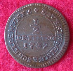 1727-1760 Georg II. v.Br.-Lü. Halb-Dreiling 1739 S, KM 19 (2).JPG