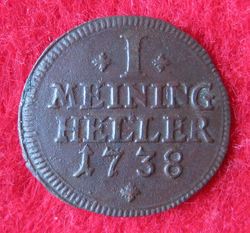 1729-1743 Carl Friedrich, Heller 1738, KM 55 (2).JPG