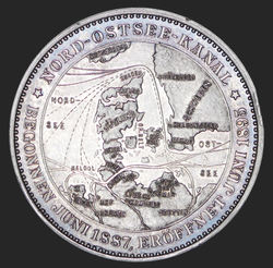 Medaille - Constantin Starck - Eröffnung des Nord-Ostsee-Kanals 1895 - Silber - Slg. Marienburg 7020 -RV.jpg