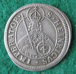 1693-1729 Lothar Franz v.Schönborn, 4 Kreuzer 1698, KM 85 (2).JPG