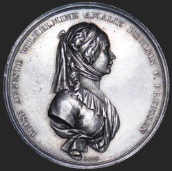 Medaille - Luise von Preußen - 1798 - auf den 1. Geburtstag als Königin - Silber -AV.jpg