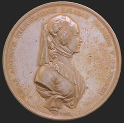 Medaille - Luise von Preußen - 1798 - auf den 1. Geburtstag als Königin - Bronze -AV 01.jpg