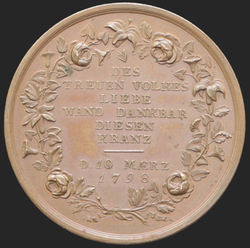 Medaille - Luise von Preußen - 1798 - auf den 1. Geburtstag als Königin - Bronze -RV 01.jpg