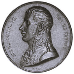 E-14_13 - Medaille Eisen - Befreiungskriege - 1814 - Münzbesuch Friedrich Wilhelm III. in Paris -AV 02.jpg