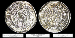 Groschen - 1613 - Ktm Brandenburg, Driesen (Neumark) - Heckenmünze - Bahrfeldt II 590 - mit Zainhaken, Slg. Marienburg I. Nr. 1331.jpg