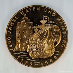 1989 Medaille Bronze 800 Jahre Hafen und Hamburg_01_800x800 150KB.jpg