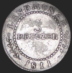 Hildburghausen - 1811 - 3 Kreuzer - Friedrich Herzog von Sachsen-Hildburghausen, Slg. Kress 173b -RV-rs.jpg