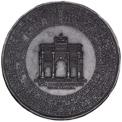 Medaille - 1814 - Sieges und Friedensmünze auf die Eröffnung des Wiener Kongress - Heinrich Jacob Pfeuffer - Olding 303, Eisenguss -RV.jpg