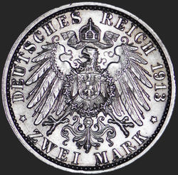 2 Mark - 1913 - Preußen, Berlin A - Wilhelm II. 25. Regierungsjubiläum - Jäger 111 -RV.jpg