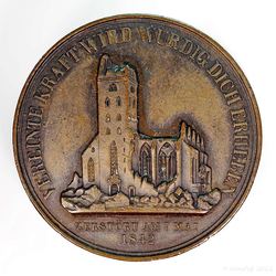 1842 Medaille Bronze Zerstörung der St. Petri Kirche Hamburg durch Brand_02_800x800 150KB.jpg