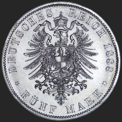 5 Mark - 1888 - Preußen, Berlin A - Friedrich III. - Jäger 99 -RV.jpg