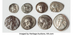 Lot of Greek coins.jpeg