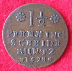 1665-1705 Georg II.Wilhelm, 1,5 Pfennig 1698, KM 354 (2).JPG