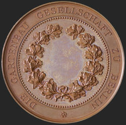 Medaille - E. Weigand - Prämienmedaille der Gartenbaugesellschaft zu Berlin - ohne Jahr - Sommer W 110 in Bronze -RV.jpg