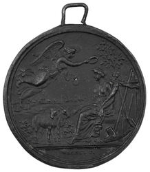 Medaille - Landwirthschaftlicher Verein - vom Koenige gestiftet 1818 - RV.jpg