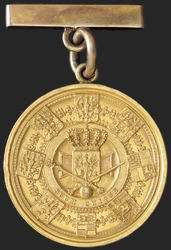 Medaille - Staatspreis KGR Preußen - Königsmedaille_klein_KKM_in Gold mit Henkel - 1862-1887 - von Chr. Pfeuffer -RV 02.jpg