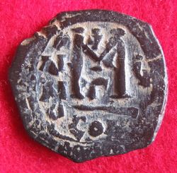 0610-0641 Heraclius, Follis, Konst. 615-16; So 11,54 (2).JPG