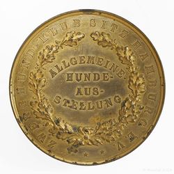 1908 Medaille Bronze vergoldet Allgemeine Hundeaustellung Zwerghund-Klub _ 02 800x800 150KB.jpg