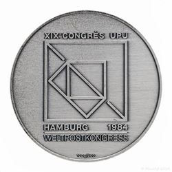 1984 Medaille Silber XIX. Weltpostkongress (UPU) in Hamburg_02 800x800 150KB.jpg
