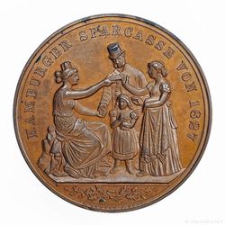 1877 Medaille Bronze 50-jährige Jubelfeier der Hamburger Sparcasse von 1827_01 800x800 150KB.jpg