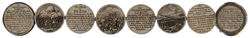 Befreiungskriege - 1813 - Steckmedaille auf die Sieger der Verbündeten - Stiche 4-6.jpg