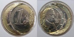 1 Euro Doppelprägung Österreich 2002.JPG