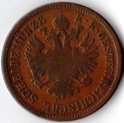 Österreich Franz Joseph I. (1848-1916) 4 Kreuzer 1861 A (11) Rs..jpg