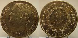 Frankreich 20 Francs 1808A Napoleon Empereur (1804-1808) - 1300.jpg