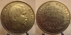 Frankreich 20 Francs 1852A Louis Napoleon Bonaparte - 1300.jpg