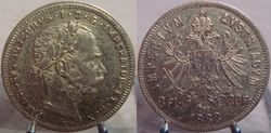 Österreich 20 Franc 1882 - 8 Florin (Originalprägung) - 1300.jpg