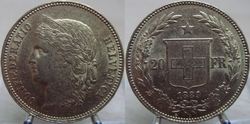 Schweiz 20 Franken 1889 Helvetia - 1300.jpg