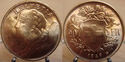 Schweiz 20 Franken 1949 Vreneli - 1300.jpg