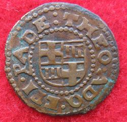 1650-1661 Theoderich Adolph v.d.Recke, 4 Pfennig 1651; KM 64 (1).JPG