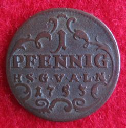 1732-1772 Friedrich III. Pfennig 1753; KM 291 (2).JPG
