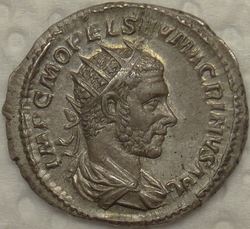 Macrinus 217-218 Antoninian 4,78g Rom RIC 69 A.JPG