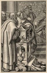 Unknown_artist_-_Charlemagne_receiving_the_gift_of_a_clepsydra_(water_clock)_from_Harun_al-Rashid_-_(MeisterDrucke-915363)-min.jpg