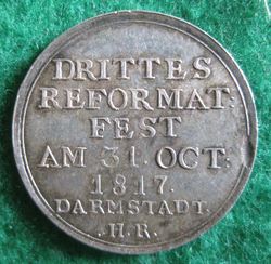 1817, Reformation, Ag-Abschl.Dukat, Darmstadt; Whit 547 (2).JPG