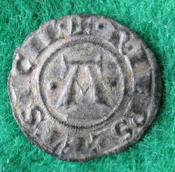 1197-1250 Friedrich II. Denar 1236 Brindisi, Sp (2).JPG