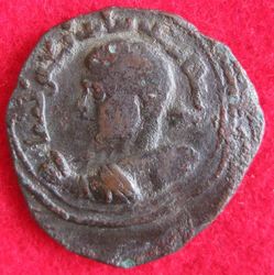 1197-1219 Al Mansur Qutb al-din Muhammad, Dirhem, 596 Sinjar; SS 81 (1).JPG