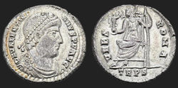 Römisches Kaiserreich Valentinianus I. (Augustus im Westen 364-375). Geprägt 367-375 in Augusta Treverorum. AR Siliqua 19 mm, 1,89 g, 6 h. klein.jpg (139.99 KiB) 1661 mal betrachtet Römisches Kaiserreich Valentinianus I. (Augustus im Westen 364-375). Geprägt 367-375 in Augusta Treverorum. AR Siliqua 19 mm, 1,89 g, 6 h. klein.jpg