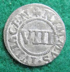 1624-1653 Wolfgang Wilh. 8 Heller 1649; KM 7 (1).JPG