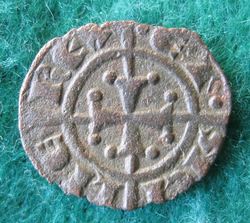 1254-1258 Konrad II. Denar, Messina, Sp 168 (2).JPG