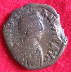 So 4,14 Justinian I. Follis, Konstantinopel 527-32, Of A (1).JPG