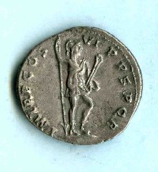 Denar Traianus C. 274 Rv. PM TRP COS VI PP SPQR. Virtus r. stehd. Fuß a. Helm..jpg