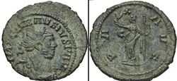 Römisches Kaiserreich Britisches Sonderreich Carausius (Augustus 287-293). Geprägt 289-290 Camulodunum oder Glevum. Æ Antoninianus 25,5 mm, 4,71 g, 6 h.klein.jpg