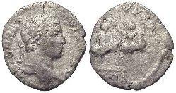 Caracalla, 28 January 198 - 8 April 217 A.D., Geta Reverse Mule.jpg