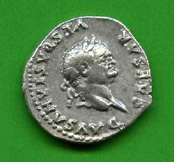 Denar Vespasianus C. 28 Av. CAESAR VESPASIANVS AVG..jpg