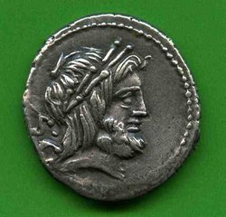 L. Procilius. Av. Jupiterkopf r., dah. SC. Alb. 1273.jpg