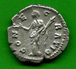 Denar Faustina mat. C. 166 Rv. CONSECRATIO. Pietas od. Aeternitas li..jpg